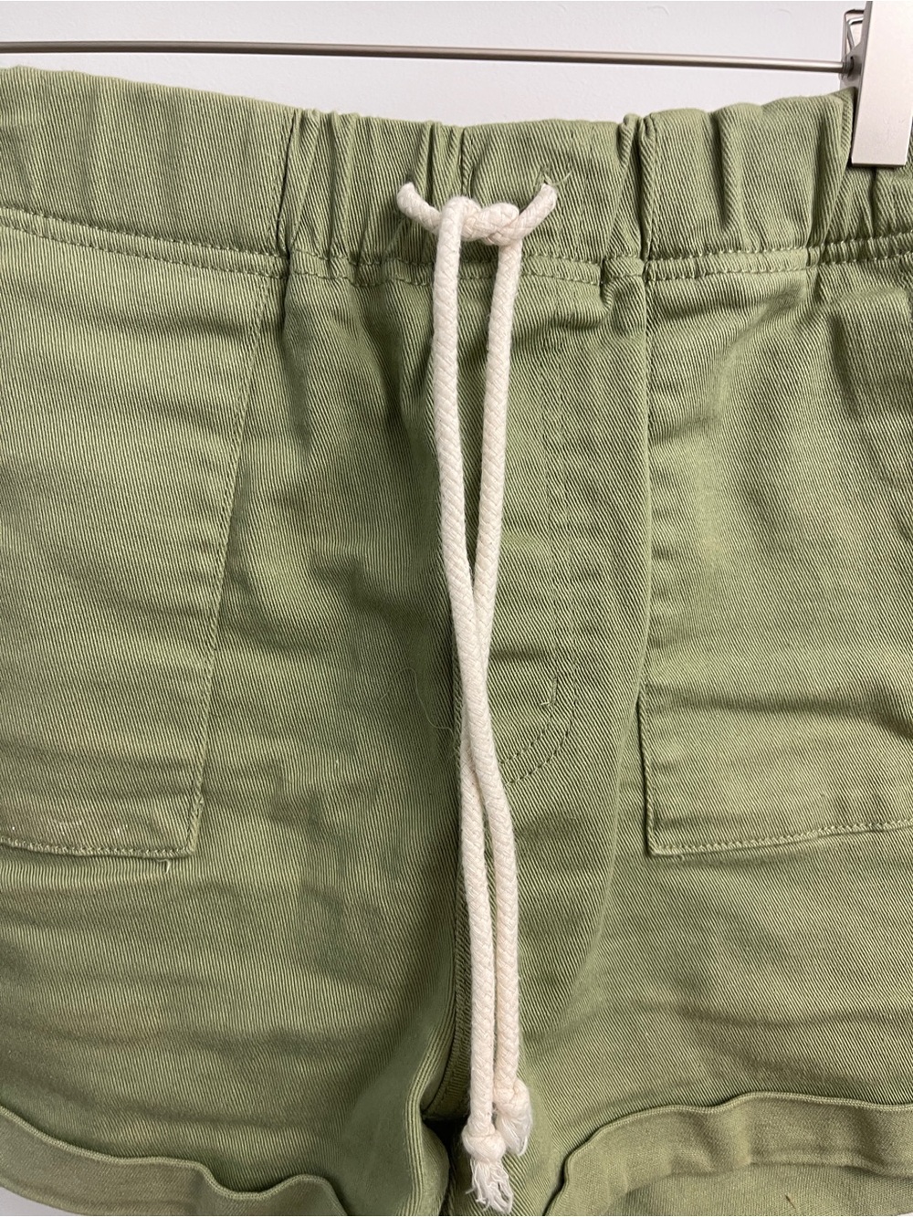 No Boundaries Olive Green Drawstring Shorts Size XXL - Picture 2 of 5